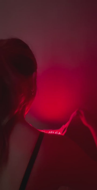 Kit Lumiwell Glow - 3 en 1 -  Máscara LED Facial, Cuello & Escote